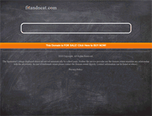 Tablet Screenshot of fitandneat.com